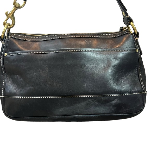 Vintage Coach Legacy Turnlock Leather Satchel Bag Purse 12868 - Picture 5 of 11